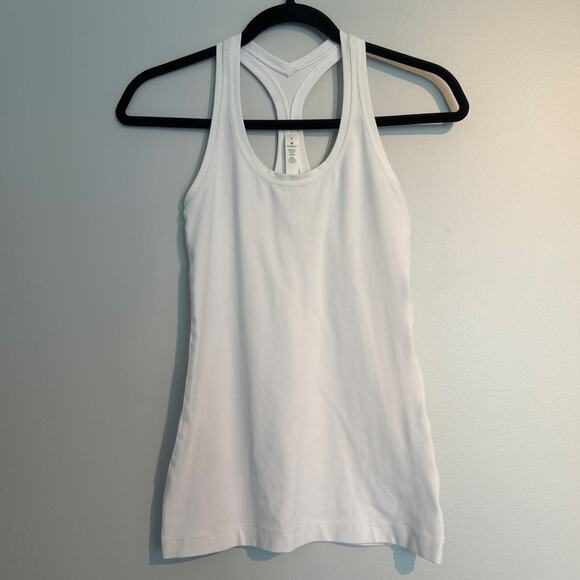 Lululemon Racerback Tank Top – White, Women’s Size 4 - Picture 1 of 7